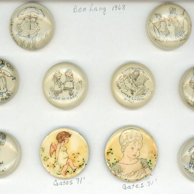 Sale Photo Thumbnail #65: A SMALL CARD OF STUDIO ARTIST BUTTONS