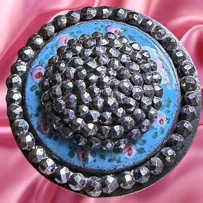Sale Photo Thumbnail #355: A DIVISION ONE SPARKLING ENAMEL BUTTON