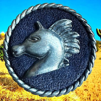 Sale Photo Thumbnail #174: A DIVISION THREE PICTORIAL HORSE BUTTON