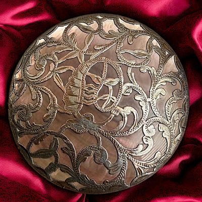 Sale Photo Thumbnail #189: A DIVISION ONE ART NOUVEAU PEARL BACKGROUND BUTTON