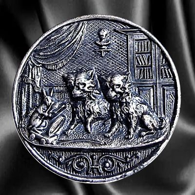 Sale Photo Thumbnail #82: A DIVISION ONE PICTORIAL ANIMAL BUTTON