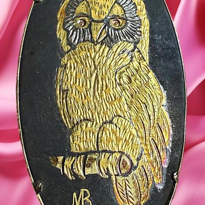 Sale Photo Thumbnail #411: A DIVISION THREE METAL WORKS ANIMAL BUTTON