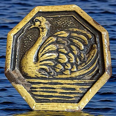 Sale Photo Thumbnail #409: A SCARCE DIVISION THREE PICTORIAL WOOD BUTTON