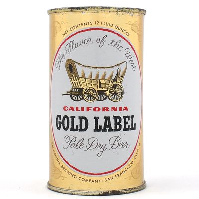 California Gold Label Beer Flat Top 47-37