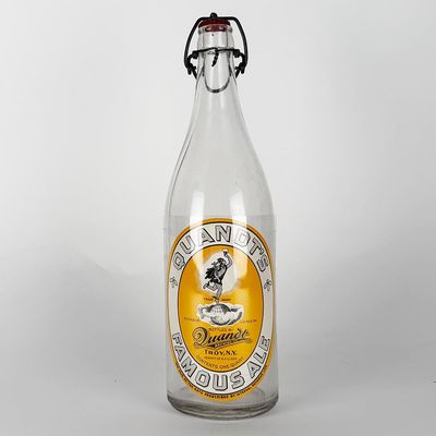 Sale Photo Thumbnail #467: Quandt's Famous Ale Quart Swing-Top Bottle, Troy, New York