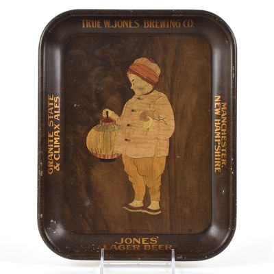 Sale Photo Thumbnail #391: True W Jones Pre-Prohibition Serving Tray STOCK YAMA YAMA RARE