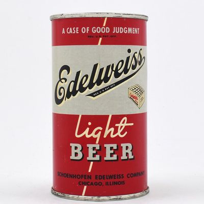 Edelweiss Light Beer Flat Top IRTP 58-39 EXCELLENT