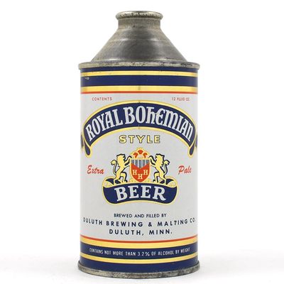 Sale Photo Thumbnail #272: Royal Bohemian Beer Cone Top ALC STATEMENT 182-24 EXCEPTIONAL