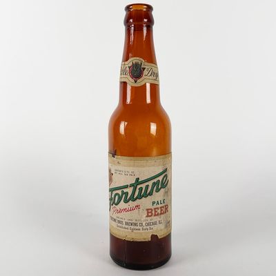 Sale Photo Thumbnail #430: Fortune Premium Pale Beer 12 oz. IRTP Amber Labeled Bottle CHICAGO