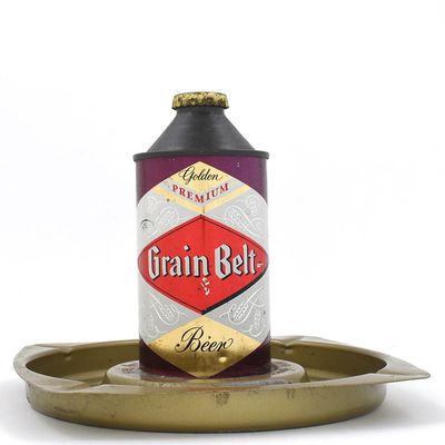 Sale Photo Thumbnail #120: Grain Belt 1950s Cone Top Ashtray