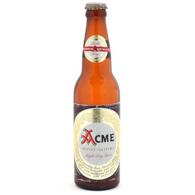 Sale Photo Thumbnail #397: Acme Gold Label beer 1950s Long Neck Bottle SAN FRANCISCO