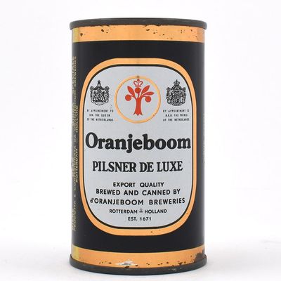 Sale Photo Thumbnail #248: Oranjeboom Pilsner De Luxe Beer Netherlands Flat Top