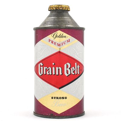 Sale Photo Thumbnail #118: Grain Belt Beer Cone Top STRONG 167-23 EXCEPTIONAL