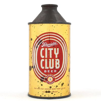 Sale Photo Thumbnail #291: Schmidts City Club Beer Cone Top 184-12
