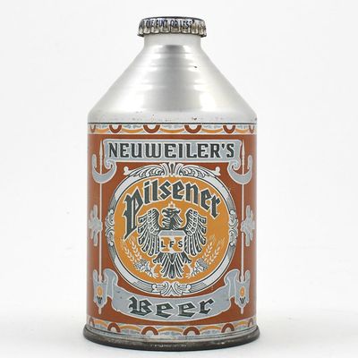 Sale Photo Thumbnail #217: Neuweilers Pilsener Beer Crowntainer BLACK TRIM 197-6 OUTSTANDING