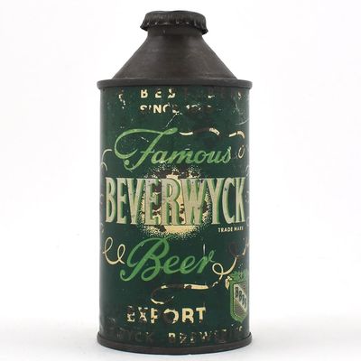 Beverwyck Beer Cone Top EXPORT WITHDRAWN FREE 152-16