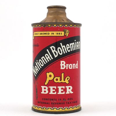 Sale Photo Thumbnail #212: National Bohemian Beer Cone Top 175-4