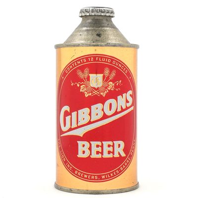 Sale Photo Thumbnail #107: Gibbons Beer Cone Top 164-27 EXCEPTIONAL