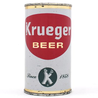 Sale Photo Thumbnail #172: Krueger Beer Flat Top VA TAX BOTTOM 90-34