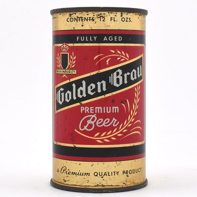 Sale Photo Thumbnail #114: Golden Brau Beer Flat Top NO GB IN SHIELD 72-22