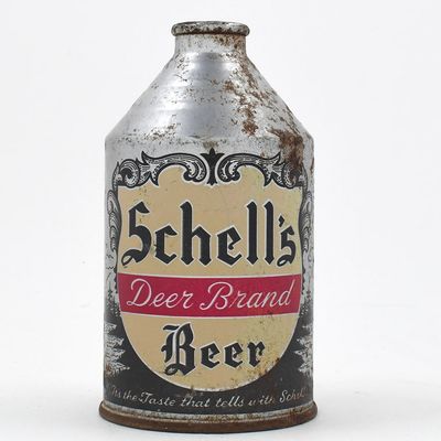 Sale Photo Thumbnail #275: Schells Deer Brand Beer Crowntainer NON-IRTP 198-27