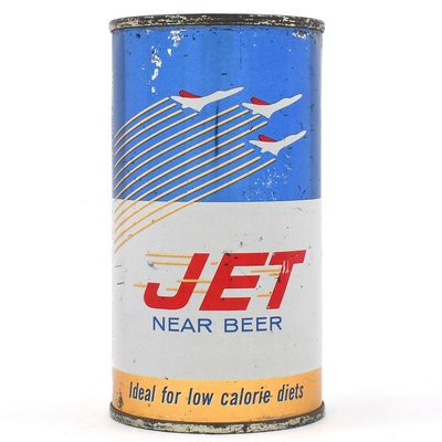 Sale Photo Thumbnail #163: Jet Near Beer Bank Lid Flat Top NO MFR VANITY LID LIGHTER BLUE 86-35 EXCEPTIONAL