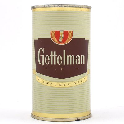 Gettelman Beer Bank Lid Flat Top GETTELMAN BREWING CORP UNLISTED