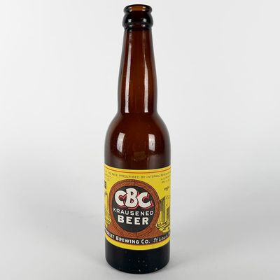 Sale Photo Thumbnail #434: CBC Krausened Beer U-Permit Amber Labeled Bottle CARONDELET ST. LOUIS