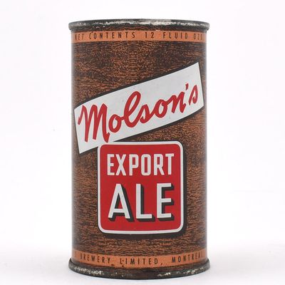 Sale Photo Thumbnail #206: Molsons Export Ale Canadian Flat Top EXCEPTIONAL