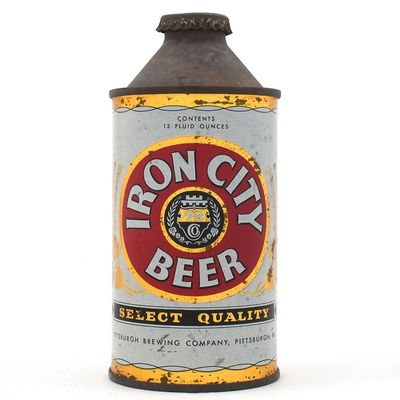 Sale Photo Thumbnail #157: Iron City Beer Cone Top NON-IRTP 170-1