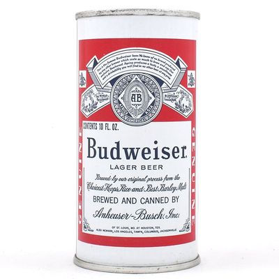 Budweiser Beer 10 Ounce Flat Top HOUSTON 7 CITY 45-3