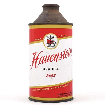 Sale Photo Thumbnail #136: Hauenstein New Ulm Beer Cone Top 168-18