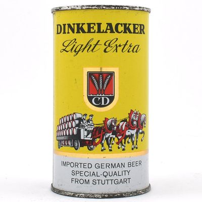 Dinkelacker Light Extra Beer German Flat Top EXCELLENT