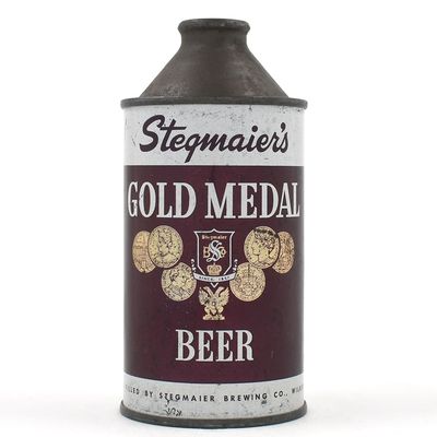 Sale Photo Thumbnail #310: Stegmaiers Gold Medal Beer Cone Top 165-31