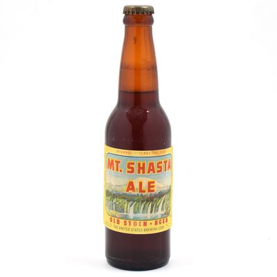 Sale Photo Thumbnail #406: Mt Shasta Ale 1940s Long Neck Bottle FULL