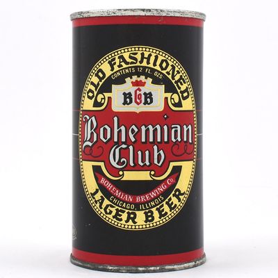 Bohemian Club Beer Flat Top METALLIC CHICAGO BOCK LID 40-22 MINTY