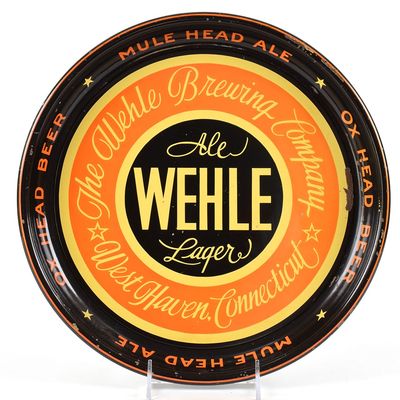 Sale Photo Thumbnail #393: Wehle Ale-Lager 1930s Serving Tray
