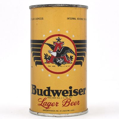 Budweiser Beer Instructional Flat Top STRONG BEER LID 43-40 OI 160