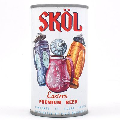Sale Photo Thumbnail #298: Skol Beer Flat Top ATLAS UNLISTED MINTY