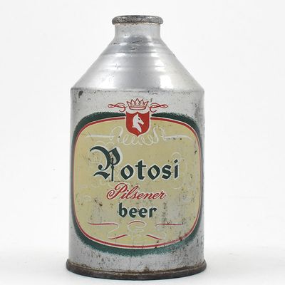 Sale Photo Thumbnail #262: Potosi Beer Crowntainer NO ALC STATEMENT 198-14