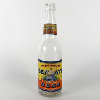 Sale Photo Thumbnail #433: McDermott Senate Extra Pale Beer 12 oz. Labeled Bottle CHICAGO