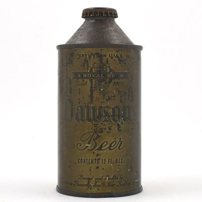 Dawsons Beer OLIVE DRAB Cone Top UNLISTED ULTRA RARE