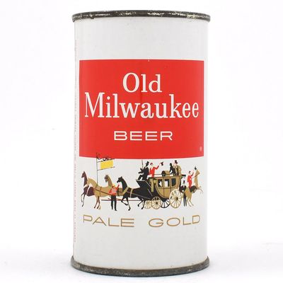 Sale Photo Thumbnail #237: Old Milwaukee Pale Gold Beer Flat Top MILWAUKEE MI TAX LID 107-29