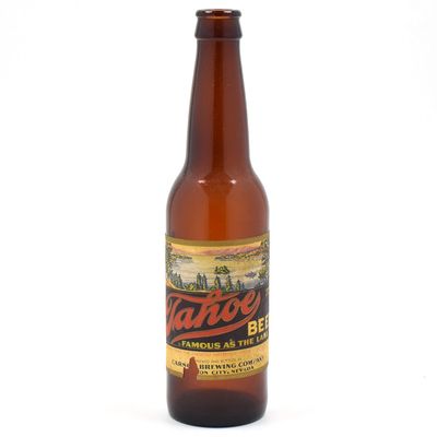 Sale Photo Thumbnail #411: Tahoe Beer 1930s Long Neck Bottle FAMOUS AS THE LAKE