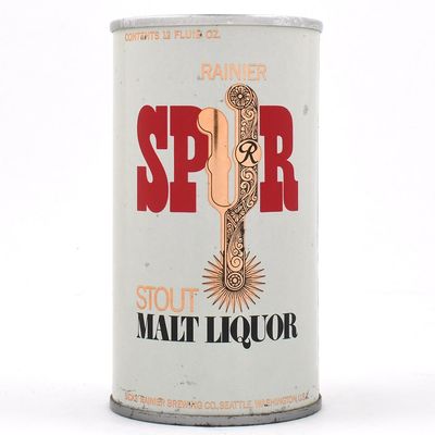 Sale Photo Thumbnail #299: Spur Stout Malt Liquor Pull Tab METALLIC 125-28
