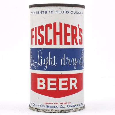 Fischers Light Dry Beer Flat Top QUEEN CITY 63-27