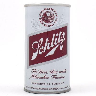Sale Photo Thumbnail #284: Schlitz Beer Test Pull Tab 1972 MILWAUKEE 8 CITIES 241-24 MINTY