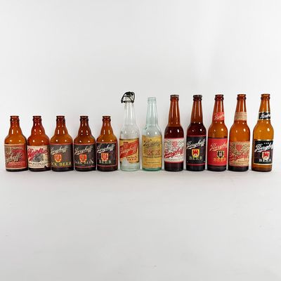 Sale Photo Thumbnail #459: Twelve Berghoff Labeled Bottles, Including Prohibition-Era XX and Bock