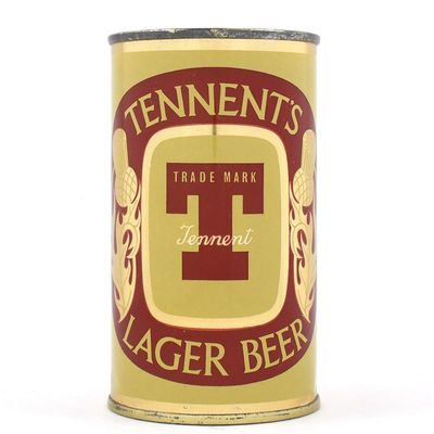 Sale Photo Thumbnail #317: Tennents Lager Beer Scottish Flat Top MAROON EXCEPTIONAL