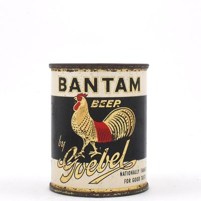Sale Photo Thumbnail #110: Goebel Bantam Beer 8 Ounce Flat Top DETROIT 241-17